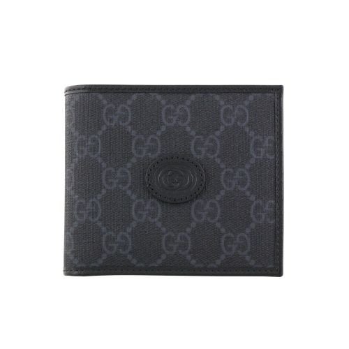 グッチ 二つ折り財布 メンズ インターロッキングG GUCCI 673000 92TCN 1000