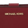 マイケルコース 二つ折り財布 レディース JET SET TRAVEL MD BIFLD ZP CN WLLET LEATHER ジェット セット トラベル ミディアム ビルフォールド ジップ コーナー ウォレット レザー MICHAEL KORS 35F7GTVF2L CHERRY