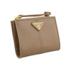 プラダ 二つ折り財布 レディース ソフトルックスレザー PRADA 1ML050 2CYR F0770 CAMMEO
