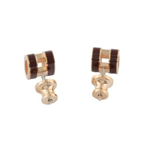 エルメス ピアス レディース MINI POP H ブラック HERMES H608002FO NEW ROUGE H/PGD