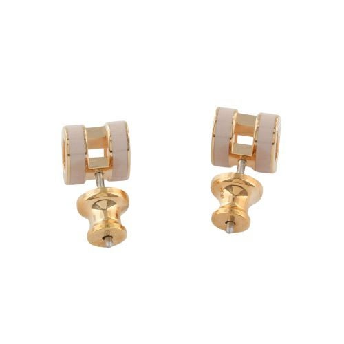 エルメス ピアス レディース MINI POP H ベージュ HERMES H608002FO POUDRE/PGD