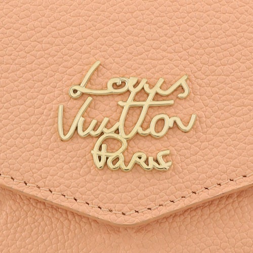 ルイヴィトン 長財布 レディース モノグラム アンプラント ポルトフォイユ・サラ ピンク LOUIS VUITTON M27664 ピーチ