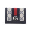 グッチ 二つ折り財布 レディース ネイビー GUCCI 523155 96IWN 4076