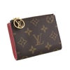 ルイヴィトン 二つ折り財布 レディース モノグラム ポルトフォイユ・リサ ブラウン LOUIS VUITTON M25692 ウジェニーピンク