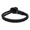 ボッテガヴェネタ ブレスレット メンズ レディース イントレチャート ブラック BOTTEGA VENETA 113546 V3UN1 1189