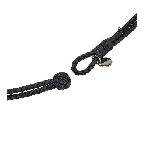 ボッテガヴェネタ ブレスレット メンズ レディース イントレチャート ブラック BOTTEGA VENETA 113546 V3UN1 1189