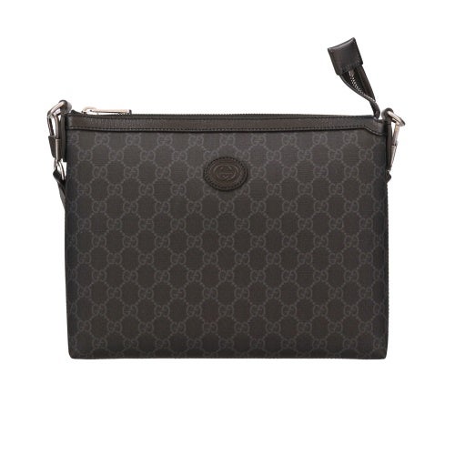 グッチ ショルダーバッグ メンズ インターロッキングG ブラック GUCCI
