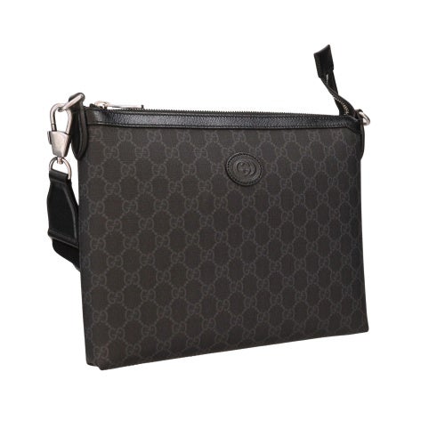 グッチ ショルダーバッグ メンズ インターロッキングG ブラック GUCCI