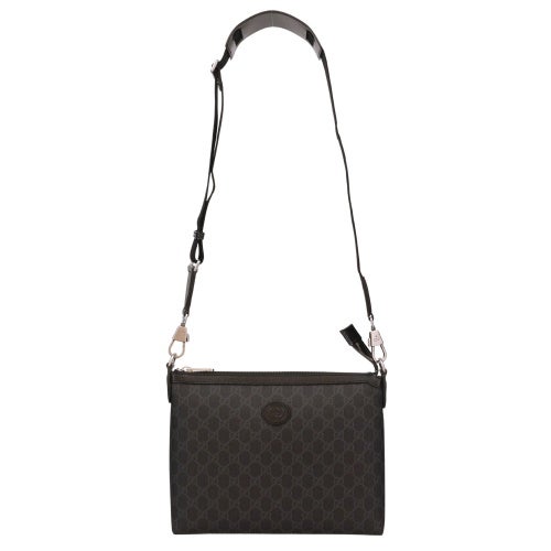 グッチ ショルダーバッグ メンズ インターロッキングG ブラック GUCCI