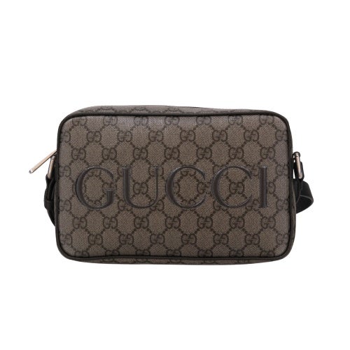 GUCCI グッチ ウエストポーチ メンズ GGスプリーム ブラック 474293
