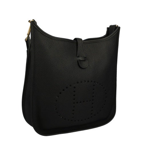 エルメス エヴリンIII 29 ブラック トリヨンクレマンス ゴールド金具 K刻印 HERMES Evelyne3 PM