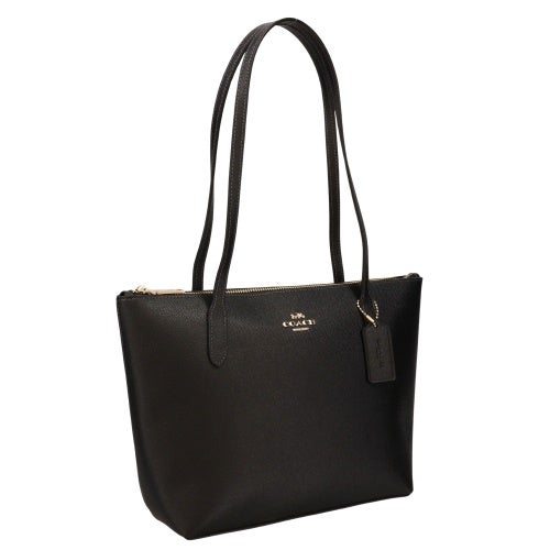 コーチ アウトレット トートバッグ レディース フィオナ ジップ トート バッグ ブラック COACH OUTLET CW395 IMBLK