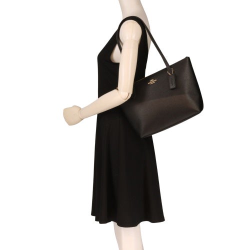 コーチ アウトレット トートバッグ レディース フィオナ ジップ トート バッグ ブラック COACH OUTLET CW395 IMBLK