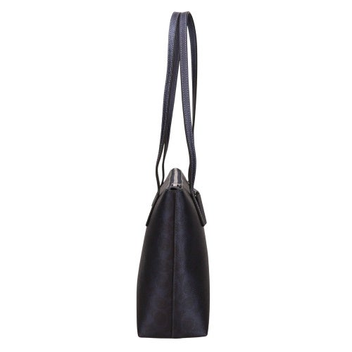 コーチ アウトレット トートバッグ レディース フィオナ ジップ トートバッグ シグネチャーキャンバス ネイビー COACH OUTLET CW396 Sv/Blue/Navy