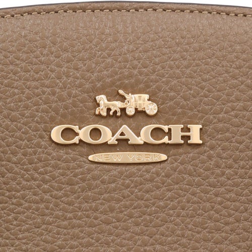 COACH ブラウン ロゴ ハンドバッグ COACH（コーチ） アウトレット ハンドバッグ レディース サバンナ
