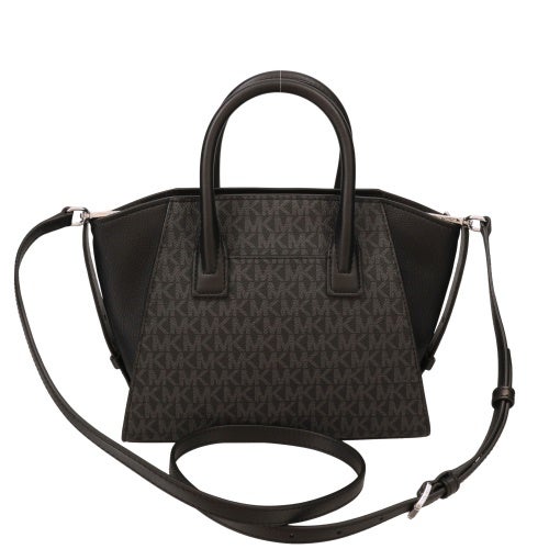 マイケルコース ハンドバッグ レディース アヴリル スモール シグネチャー ロゴ サッチェル ブラック MICHAEL KORS 35F4S4VS1B BLACK