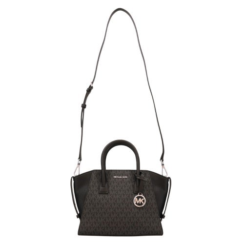 マイケルコース ハンドバッグ レディース アヴリル スモール シグネチャー ロゴ サッチェル ブラック MICHAEL KORS 35F4S4VS1B BLACK