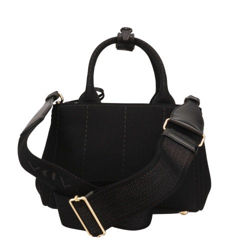 プラダ ハンドバッグ レディース CANAPA RICAMO ブラック PRADA 1BA038 V 8OK 2CYA F0002 NERO