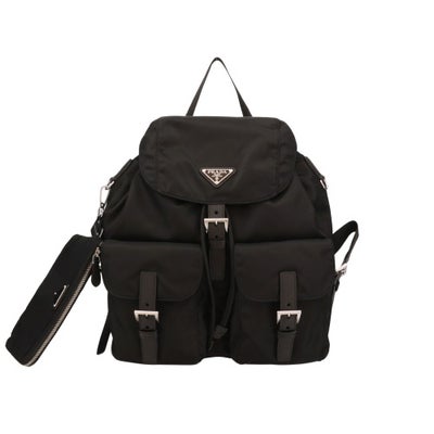 プラダ リュックサック レディース VELA ブラック PRADA 1BZ811 V OTM 