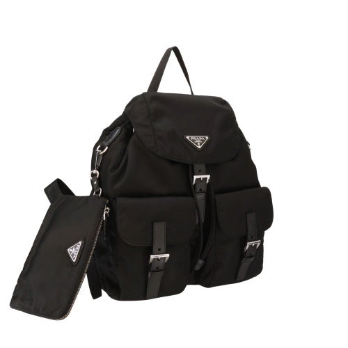 プラダ リュックサック レディース VELA ブラック PRADA 1BZ811 V OTM