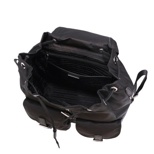 プラダ リュックサック レディース VELA ブラック PRADA 1BZ811 V OTM