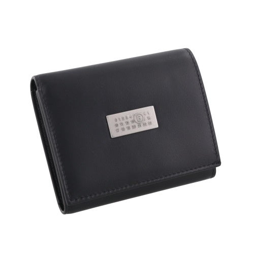 エムエム 6 メゾンマルジェラ 三つ折り財布 メンズ ブラック MM6 Maison Margiela SA6UI0030P8873 T8013 BLACK