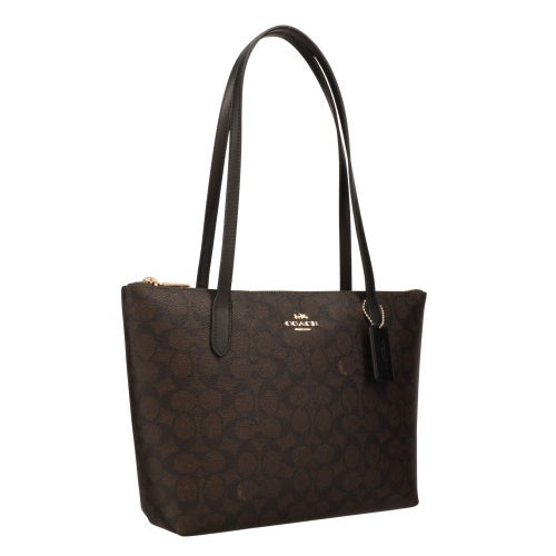 コーチ アウトレット トートバッグ レディース ブラウン COACH OUTLET CBT18 IMXAQ ウォルナット/ブラック