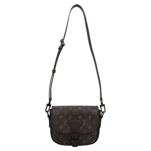 ルイヴィトン ショルダーバッグ モノグラム エクリプス モンスリ・メッセンジャー PM ブラウン LOUIS VUITTON M12519