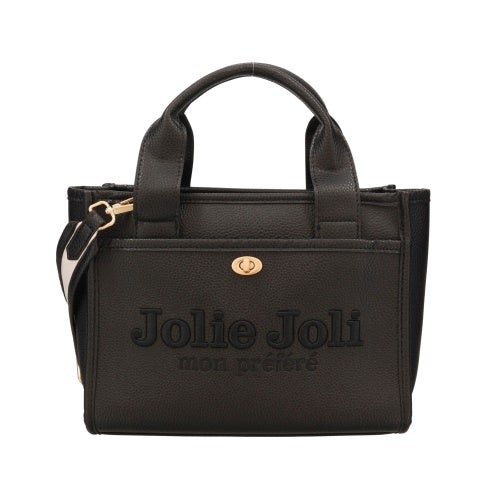 ジョリージョリ ハンドバッグ レディース ブラック Jolie Joli JJ-2024121VL-001 BLACK