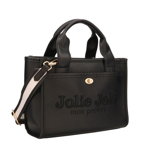 ジョリージョリ ハンドバッグ レディース ブラック Jolie Joli JJ-2024121VL-001 BLACK