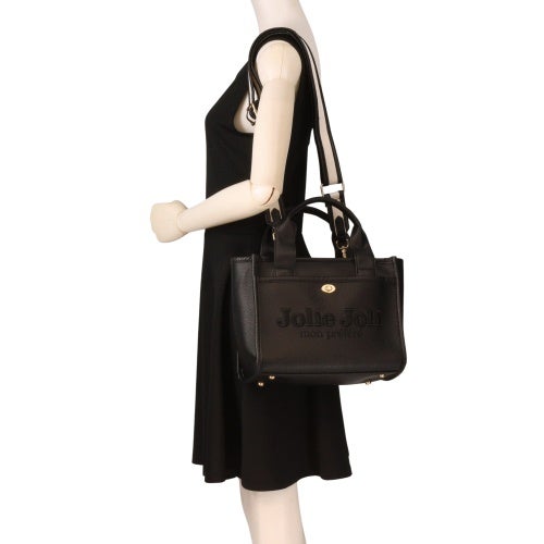 ジョリージョリ ハンドバッグ レディース ブラック Jolie Joli JJ-2024121VL-001 BLACK