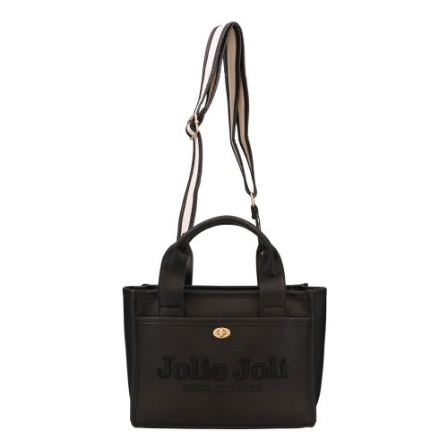 ジョリージョリ ハンドバッグ レディース ブラック Jolie Joli JJ-2024121VL-001 BLACK