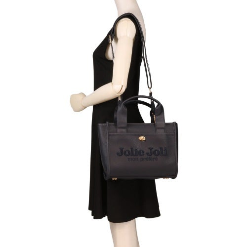 ジョリージョリ ハンドバッグ レディース ネイビー Jolie Joli JJ-2024121VL-020 NAVY