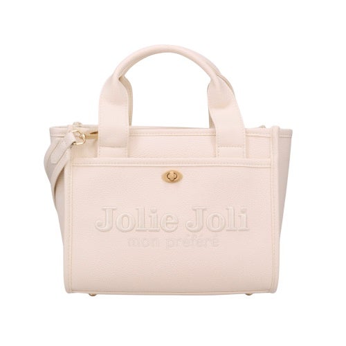 ジョリージョリ ハンドバッグ レディース ホワイト Jolie Joli JJ-2024121VL-050 IVORY