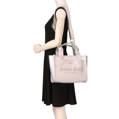 ジョリージョリ ハンドバッグ レディース シルバー Jolie Joli JJ-2024121VL-600 SILVER