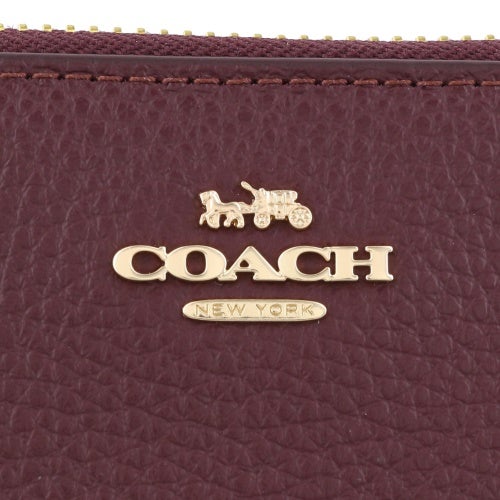 コーチ アウトレット 長財布 レディース ワインレッド COACH OUTLET