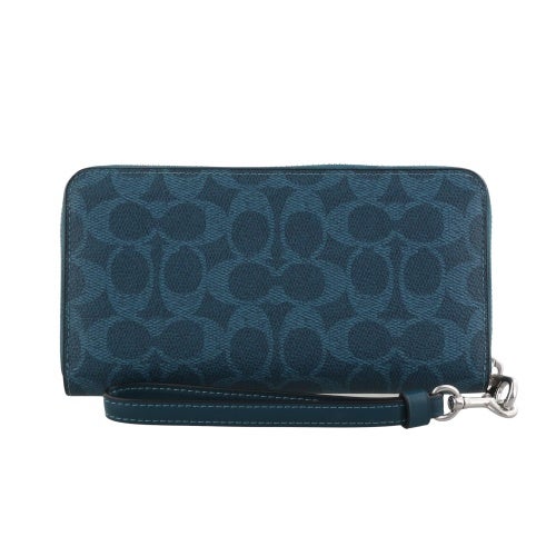 コーチ アウトレット 長財布 レディース ブルー COACH OUTLET CW778 SV/AM