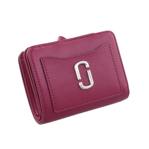 マークジェイコブス 二つ折り財布 レディース THE UTILITY SNAPSHOT SLG スナップショット ピンク Marc Jacobs 2F3SMP062S07 986 LIPGLOSS PINK