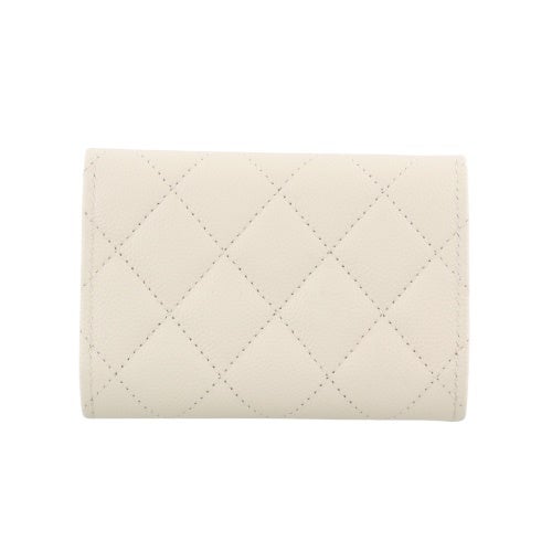 シャネル 三つ折り財布 レディース ベージュ CHANEL AP5004 B22653