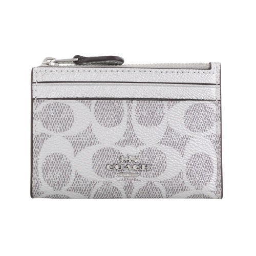 コーチ アウトレット コインケース レディース シグネチャー シルバー COACH OUTLET CCS50 SVYGP