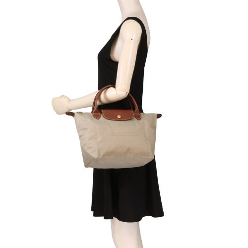ロンシャン ハンドバッグ レディース LE PLIAGE TOP-HANDLE S ル・プリアージュ グレー LONGCHAMP 1621 089 349 PEBBLE