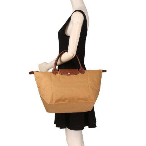 ロンシャン ハンドバッグ レディース LE PLIAGE プリアージュ M ベージュ LONGCHAMP 1623 089 P86 Chamois