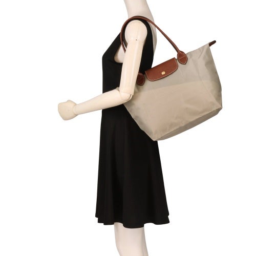 ロンシャン トートバッグ レディース LE PLIAGE プリアージュショルダーＬ グレー LONGCHAMP 2605 089 349 PEBBLE