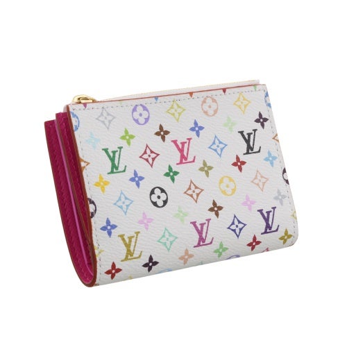 ルイ・ヴィトン LOUIS VUITTON ポルトフォイユ・リサ　LV×TM M27736 マルチカラー レディース 二つ折り財布 新色に一目惚れ♪】ルイヴィトン ポルトフォイユ・リサ (Louis Vuitton