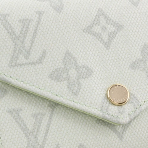 ルイヴィトン 三つ折り財布 モノグラム ポルトフォイユ・ヴィクトリーヌ グリーン LOUIS VUITTON M27681 ヴェール アニエール