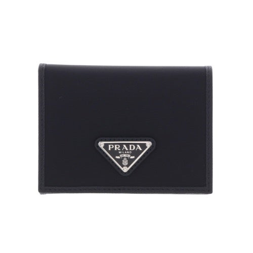 プラダ PRADA 二つ折り財布 レディース SPAZZOLATO ブラック 1MV204