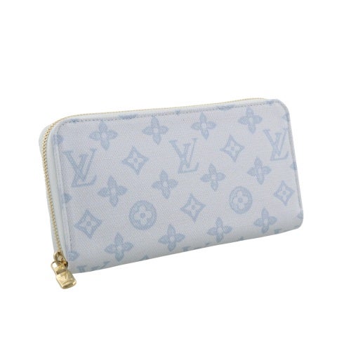 ルイヴィトン 長財布 モノグラム ジッピー・ウォレット ブルー LOUIS VUITTON M27686 ブルー クーリエ