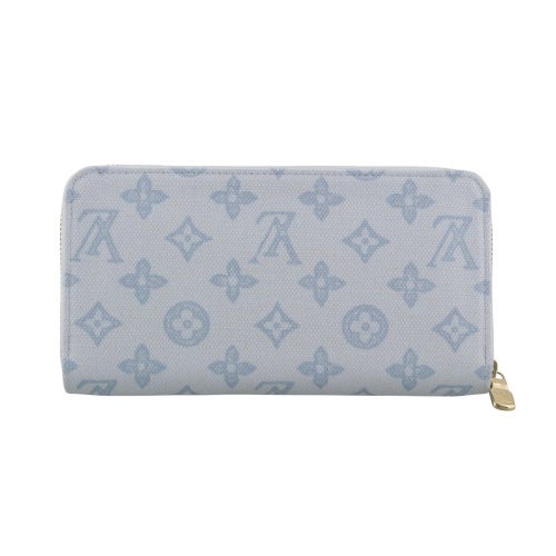 ルイヴィトン 長財布 モノグラム ジッピー・ウォレット ブルー LOUIS VUITTON M27686 ブルー クーリエ