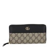 グッチ 長財布 レディース GGマーモント ジップアラウンドウォレット ブラック GUCCI 456117 AAE5E 1069