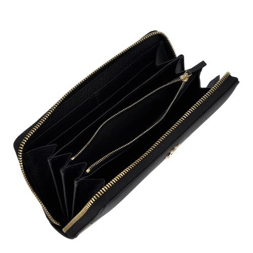 グッチ 長財布 レディース GGマーモント ジップアラウンドウォレット ブラック GUCCI 456117 AAE5E 1069